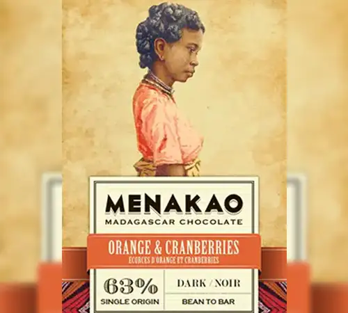 Ecorces d'orange et cranberries